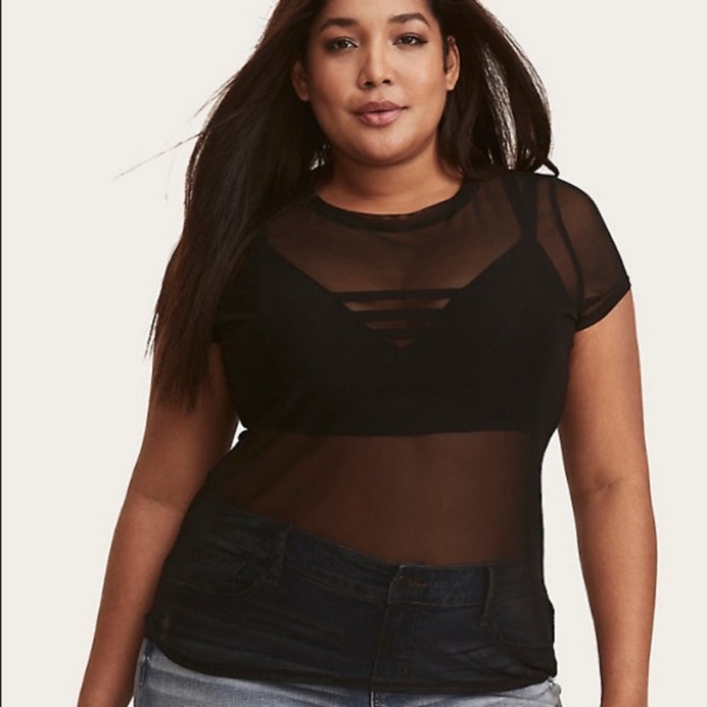 Torrid Mesh Tee